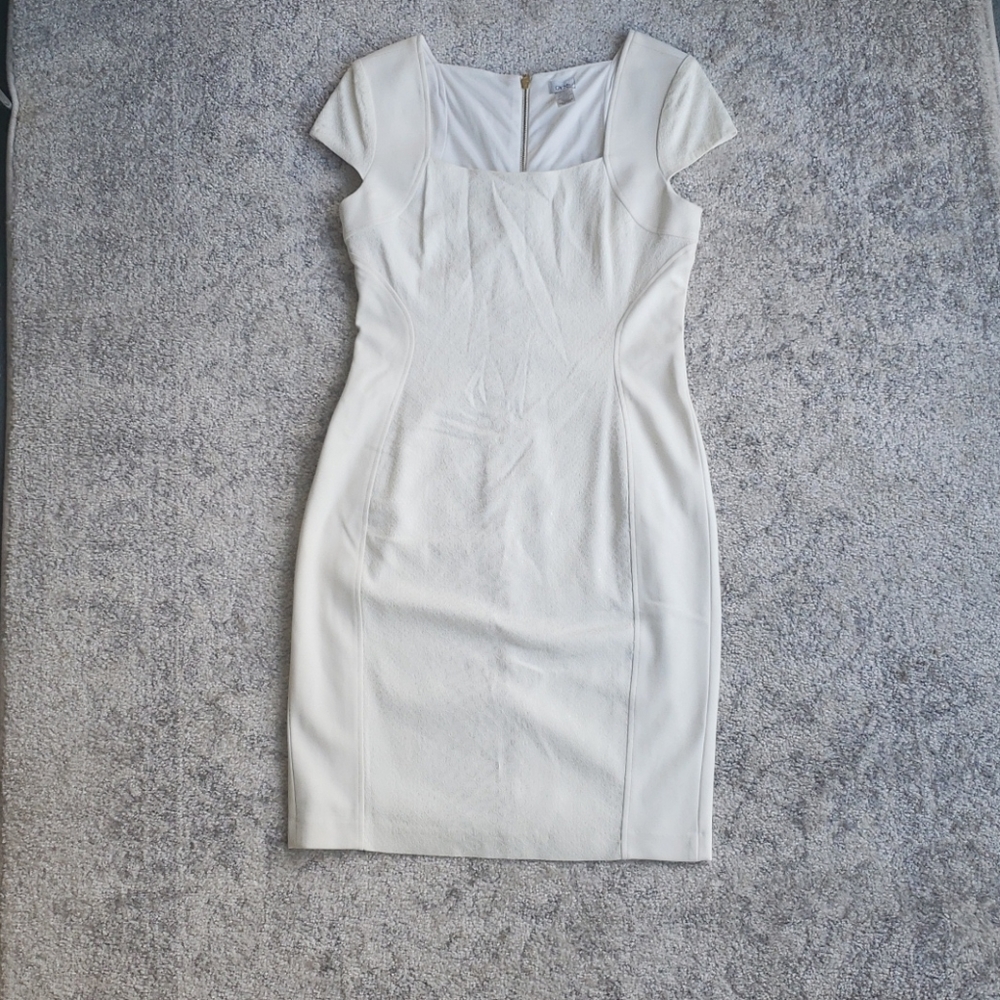 White Cache dress size 12